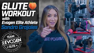 Glute Workout with Evogen elite Athlete Sandra Grajales [upl. by Anahpos]