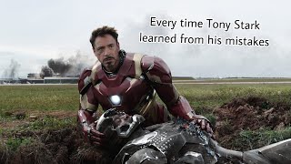 Every time Tony Stark learned from his mistakes [upl. by Earaj]