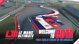 Le Mans Ultimate Welcome to COTA 🦅 [upl. by Deedahs]