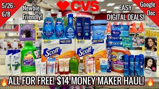 CVS Free amp Cheap Digital Coupon Deals amp Haul 526  68 l14 Money Maker Week Learn CVS Couponing [upl. by Oicnedif]