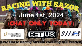 LIVE Horse Racing action handicapping Churchill Downs Horseshoe Indianapolis Gulfstream amp more [upl. by Siuqram]