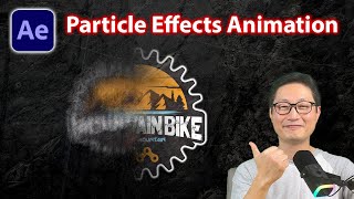 Particle Effect Logo Animation with After Effects [upl. by Aoht]