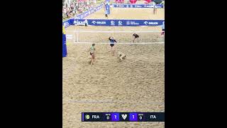 France Vs Italy Secret Beach Volleyball volleyball volleyballgirls [upl. by Omoj500]