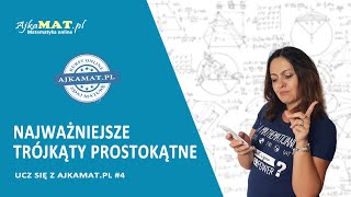 Najważniejsze trójkąty prostokątne [upl. by Retrop]