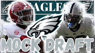 Philadelphia Eagles 2024 NFL Mock Draft  POST FREE AGENCY [upl. by Wenona]