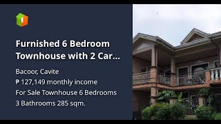 Furnished 6 Bedroom Townhouse with 2 Car Port in Bacoor Cavite [upl. by Eldreeda]