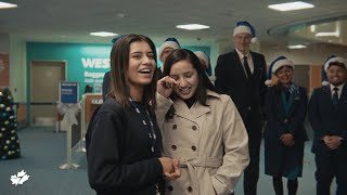 WestJet Christmas Miracle  Connecting Holiday Heroes WestJetChristmas [upl. by Aneeres]