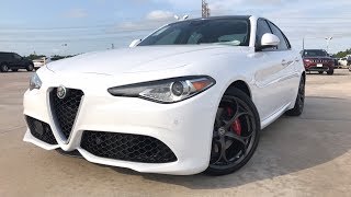 2017 Alfa Romeo Giulia TI RWD 20L Turbo  Review [upl. by Lynden626]