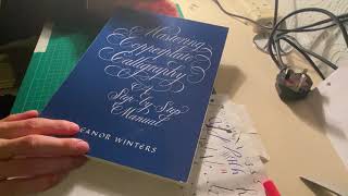 Mastering copperplate Calligraphy Book Review [upl. by Ylliw]