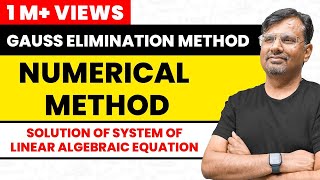 Gauss Elimination Method  Numerical Methods  solution of Linear Equations [upl. by Luckin]