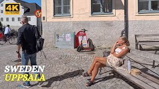 Uppsala City Centre  Uppsala Cathedral  Walking Tour  4K [upl. by Kester]