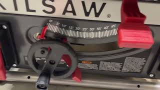 SKIL SPT99T 01 Portable Worm Drive Table Saw Review [upl. by Siroval245]