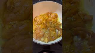 Curry Chicken  Wild Rice cooking cookwithme cookformykids food fypシ゚viral [upl. by Donadee]