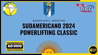 DIA 4 SUDAMERICANO DE POWERLIFTING CLASSICO 2024  209 DIA 4 [upl. by Alexine748]