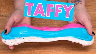 Homemade Taffy Candy Recipe  Salt Water Taffy Cotton Candy Bubble Gum amp Funfetti [upl. by Queen]