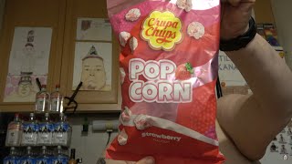 Hampaaton läski syö Osa 3448  Chupa Chups Popcorn Strawberry Flavour [upl. by Ikkela147]