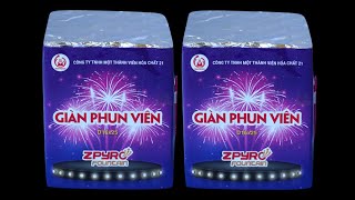 Pháo hoa không tiếng nổ Z121 mới nhất Tết 2022  Giàn phun hoa  Giàn phun viên [upl. by Tema]