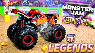 MONSTER JAM Toy Diecast Monster Truck Racing LEGENDS [upl. by Servetnick71]