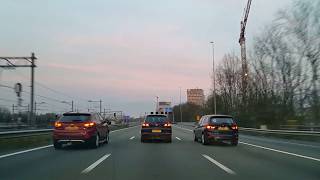 Dashcam Beelden Schiphol 》Huizen Via A4》A10》en A1 [upl. by Omer]