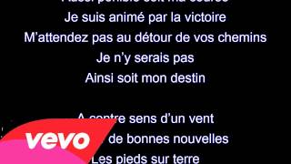 A Contre Sens Shaniz Feat Maître Gims Paroles  Lyrics [upl. by Angelina836]