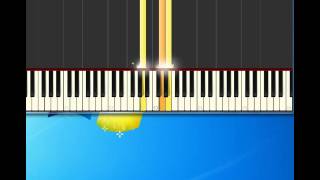 leaving on a jet plane john denver Piano tutorial by Synthesia [upl. by Ladew]