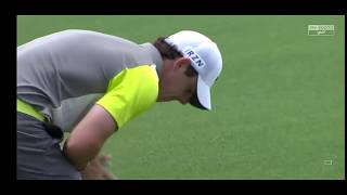 2014 The Masters FinalRound  Anger of Rory Mcilroy [upl. by Arracat]