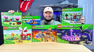 Every Summer 2024 LEGO Minecraft Set FULL WAVE REVIEW [upl. by Barcellona952]