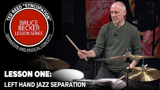 Bruce Becker “Syncopation” Lesson Series 01 Left Hand Separation [upl. by Thorpe]