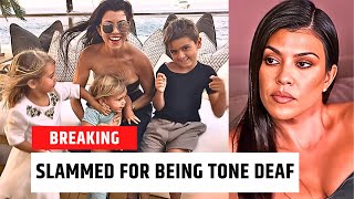 Fans Criticize Kourtney Kardashians Parenting Style [upl. by Yromas]