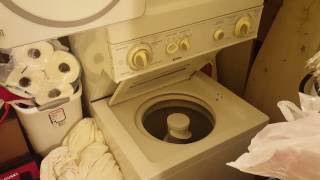 How to Replace agitator dogs Kenmore whirlpool 110 stackable washer dryer model  11088752793 [upl. by Josie366]