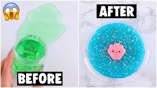 EXTREME SLIME amp SQUISHY MAKEOVERS fixing my old slimes [upl. by Aernda]