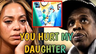 Blue Ivy RUSHED to Hospital After JayZ HURTS her when Beating Beyoncé [upl. by Nomal]