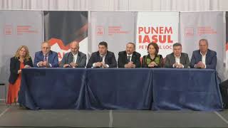 LANSAREA CANDIDATILOR PSD IASI PENTRU SENAT SI CAMERA DEPUTATILOR [upl. by Rabbaj]