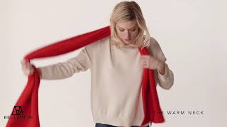 How to tie Cashmere Scarves for Women [upl. by Arimak]