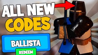 ALL BALLISTA CODES February 2022  ROBLOX Codes SECRETWORKING [upl. by Edouard724]