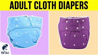 10 Best Adult Cloth Diapers 2019 [upl. by Ahsiei]