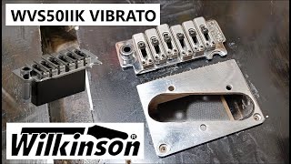 Wilkinson Tremolo WVS50IIK Routing Process [upl. by Eselrahc]