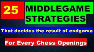 25 Brilliant Chess Strategies to Dominate the Middlegame [upl. by Nnylkoorb]