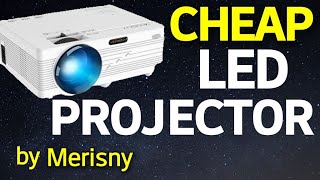 Merisny LED Mini Projector REVIEW [upl. by Cristionna]