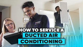 How to Service Your Ducted Air Conditioning the Right Way  StepbyStep Guide [upl. by Anerhs]