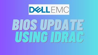 How to Dell R750 bios update using IDRAC [upl. by Modla742]