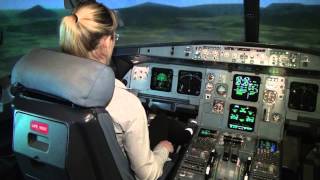 CPL Holder landing an Airbus A320 manually  Baltic Aviation Academy [upl. by Hubsher]