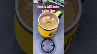 Electric Self Stirring Coffee Mug ❤️ shorts youtubeshorts gadgets kitchen [upl. by Sonafets799]