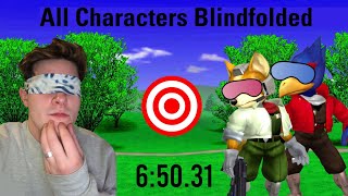 Blindfolded Melee Break the Targets All Characters in 65031 Segmented WR [upl. by Zachery372]