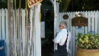 Leslie Jordan walking in the gate of Pineapple Point [upl. by Liu37]