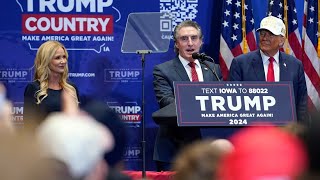 Doug Burgum endorses Donald Trump ahead of Iowa caucuses [upl. by Fraze]