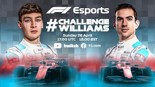 Williams F1 Drivers Russell and Latifi Versus The World  ChallengeWilliams [upl. by Epilef211]