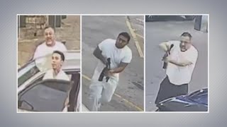 Police release photos of gunmen wanted in deadly shooting outside Houston gas station [upl. by Gagnon379]