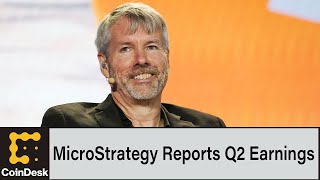 MicroStrategy Reports Q2 Earnings Shares Rise 15 in Past Month [upl. by Aitra185]