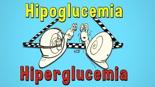 Hipoglucemia vs hiperglucemia [upl. by Auoz]